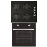 Alveus GLS 640 MFA - 627 Siyah 2'li Ankastre Set
