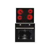 Alveus Vitro 641 - MFA 627 Siyah 2'li Ankastre Set