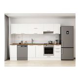 Alvinka 280X210 Cm Klasik Mebran Mutfak Dolabı, M E80S40S40 1 Mebran Beyaz Suntalam
