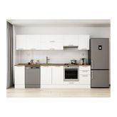 Alvinka 285X210 Cm Klasik Mebran Mutfak Dolabı, M E80S40S45 1 Mebran Beyaz Suntalam