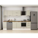 Alvinka 285X210 cm Klasik Mebran Mutfak Dolabı M-E80S40S45-2 Kumtaşı - Suntalam