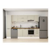 Alvinka 285X210 Cm Klasik Mebran Mutfak Dolabı, Mb E80B40S45 1 Mebran Kumtaşı Suntalam