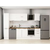 Alvinka 285X210 cm Klasik Mebran Mutfak Dolabı MB-E80B40S45-2 Beyaz - Suntalam
