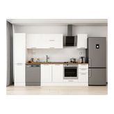 Alvinka 285X210 Cm Klasik Mebran Mutfak Dolabı, Mb E80B45S40 2 Mebran Beyaz Suntalam