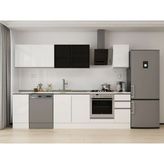 Alvinka 290X210 cm High Gloss Mutfak Dolabı M-E90S40S40-3 Beyaz - Suntalam