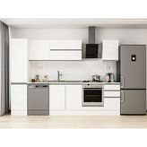Alvinka 290X210 cm High Gloss Mutfak Dolabı MB-E80B45S45-2 Beyaz - Suntalam