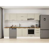 Alvinka 290X210 cm Klasik Mebran Mutfak Dolabı M-E80S45S45-1 Kumtaşı - Suntalam