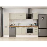 Alvinka 290X210 cm Klasik Mebran Mutfak Dolabı MB-E80B45S45-2 Kumtaşı - Suntalam