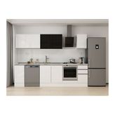 Alvinka 290X210 Cm Mutfak Dolabı, M E90S40S40 3 Beyaz Suntalam