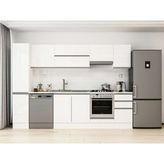 Alvinka 295X210 cm High Gloss Mutfak Dolabı MB-E90B40S45-1 Beyaz - Suntalam