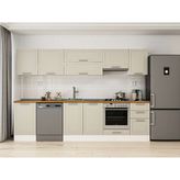 Alvinka 295X210 cm Klasik Mebran Mutfak Dolabı M-E80S50S45-1 Kumtaşı - Suntalam