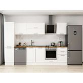Alvinka 295X210 cm Klasik Mebran Mutfak Dolabı MB-E80B45S50-2 Beyaz - Suntalam