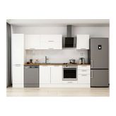 Alvinka 295X210 Cm Klasik Mebran Mutfak Dolabı, Mb E80B45S50 2 Mebran Beyaz Suntalam