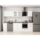Alvinka 300X210 cm Klasik Mebran Mutfak Dolabı M-E90S40S50-3 Beyaz - Suntalam