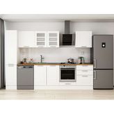 Alvinka 300X210 cm Klasik Mebran Mutfak Dolabı MB-E80B40S60-3 Beyaz - Suntalam