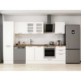 Alvinka 300X210 cm Klasik Mebran Mutfak Dolabı MB-E80B50S50-3 Beyaz - Suntalam