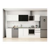 Alvinka 300X210 Cm Mutfak Dolabı, M E80S50S50 3 Beyaz Suntalam