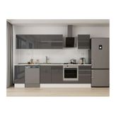 Alvinka 300X210 Cm Mutfak Dolabı, M E90S40S50 2 Antrasit Suntalam