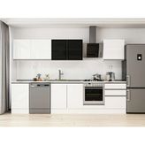 Alvinka 310X210 cm High Gloss Mutfak Dolabı M-E80S50S60-3 Beyaz - Suntalam