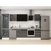 Alvinka 310X210 cm High Gloss Mutfak Dolabı MB-E80B60S50-3 Antrasit - Suntalam