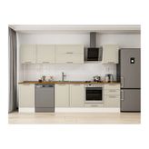 Alvinka 310X210 Cm Klasik Mebran Mutfak Dolabı, M E90S50S50 2 Mebran Kumtaşı Suntalam