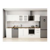 Alvinka 310X210 Cm Klasik Mebran Mutfak Dolabı, M E90S50S50 3 Mebran Beyaz Suntalam