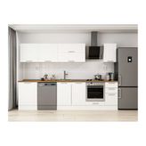 Alvinka 310X210 Cm Klasik Mebran Mutfak Dolabı, M E90S60S40 2 Mebran Beyaz Suntalam