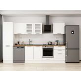 Alvinka 310X210 cm Klasik Mebran Mutfak Dolabı MB-E80B50S60-3 Beyaz - Suntalam
