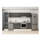 Alvinka 310X210 Cm Mutfak Dolabı, Mb E80B50S60 1 Antrasit Suntalam