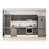 Alvinka 310X210 Cm Mutfak Dolabı, Mb E80B60S50 1 Antrasit Suntalam