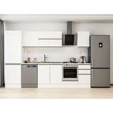 Alvinka 315X210 cm High Gloss Mutfak Dolabı MB-E90B60S45-2 Beyaz - Suntalam