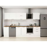 Alvinka 315X210 cm Klasik Mebran Mutfak Dolabı M-E90S45S60-2 Beyaz - Suntalam