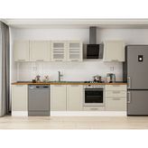 Alvinka 315X210 cm Klasik Mebran Mutfak Dolabı M-E90S45S60-3 Kumtaşı - Suntalam