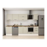 Alvinka 315X210 Cm Klasik Mebran Mutfak Dolabı, M E90S60S45 2 Mebran Kumtaşı Suntalam