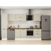 Alvinka 315X210 cm Klasik Mebran Mutfak Dolabı MB-E90B45S60-2 Kumtaşı - Suntalam