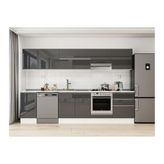 Alvinka 315X210 Cm Mutfak Dolabı, M E90S45S60 1 Antrasit Suntalam
