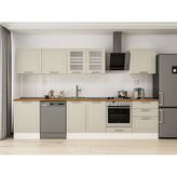 Alvinka 320X210 cm Klasik Mebran Mutfak Dolabı M-E80S60S60-3 Kumtaşı - Suntalam