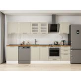 Alvinka 320X210 cm Klasik Mebran Mutfak Dolabı M-E90S60S50-3 Kumtaşı - Suntalam