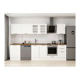 Alvinka 320X210 Cm Klasik Mebran Mutfak Dolabı, M E90S60S50 3 Mebran Beyaz Suntalam