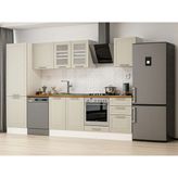 Alvinka 320X210 cm Klasik Mebran Mutfak Dolabı MB-E90B60S50-3 Kumtaşı - Suntalam