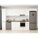 Alvinka 360X222 cm Klasik Mebran Mutfak Dolabı MBB-E80B40S40-1 Beyaz - Suntalam
