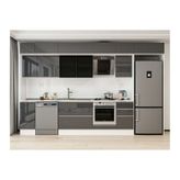 Alvinka 365X240 Cm Mutfak Dolabı, Mb E80S40S45 3 Antrasit Suntalam