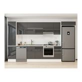 Alvinka 375X222 Cm Mutfak Dolabı, Mbb E90B45S40 1 Antrasit Suntalam