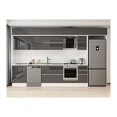 Alvinka 380X240 Cm Mutfak Dolabı, Mb E80S60S40 2 Antrasit Suntalam