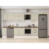 Alvinka 390X222 cm Klasik Mebran Mutfak Dolabı MB-E90S40S60-2 Kumtaşı - Suntalam - Kum Beji