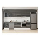 Alvinka 390X240 Cm Mutfak Dolabı, Mb E80S60S50 1 Antrasit Suntalam