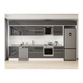 Alvinka 400X240 Cm Mutfak Dolabı, Mb E80S60S60 2 Antrasit Suntalam