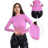 Alya Underwear Yarım Boğazlı Kaşkorse Sweatshirt Lila Xl
