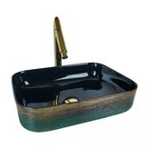 Amazonite 50 Cm Dekoratif Tezgah Üstü Çanak Lavabo