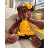 Amigurumi 60cm kız ayıcık
